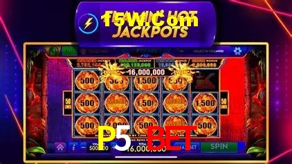 Biblioteca de slots populares na P5 Bet